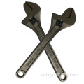 Llave ajustable de níquel negro